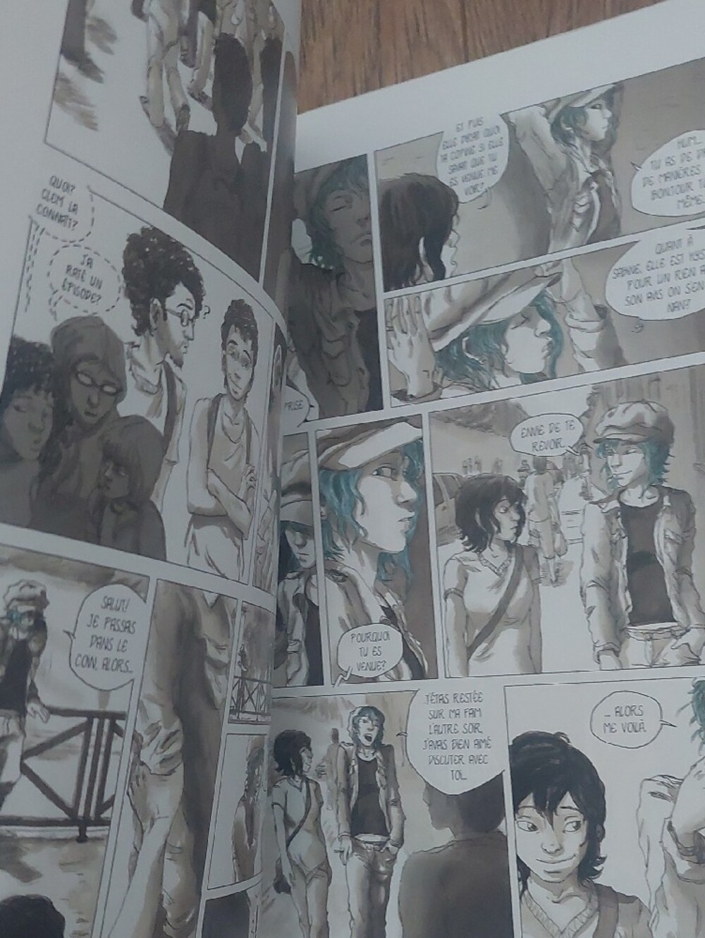 Le bleu est une couleur chaude Graphic Novel - Blue Cover Bd Livre Lbgt Queer - Picture 3 of 4